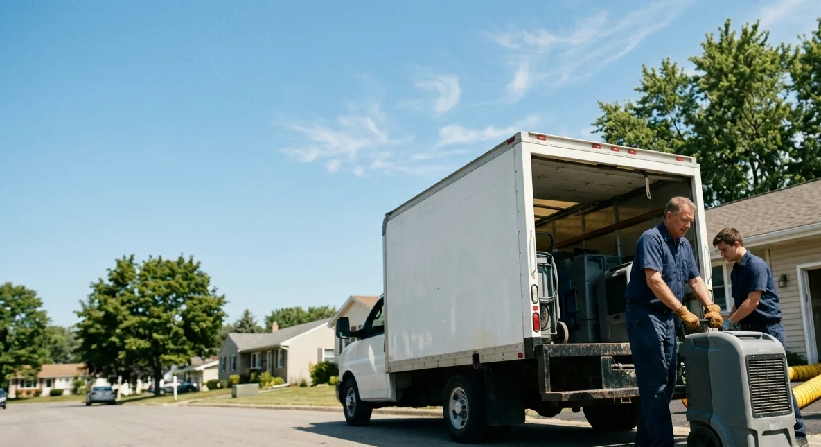 Water Damage Cleanup in Donnelsville, OH near me